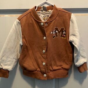 Disney Brown and White Kids Jacket